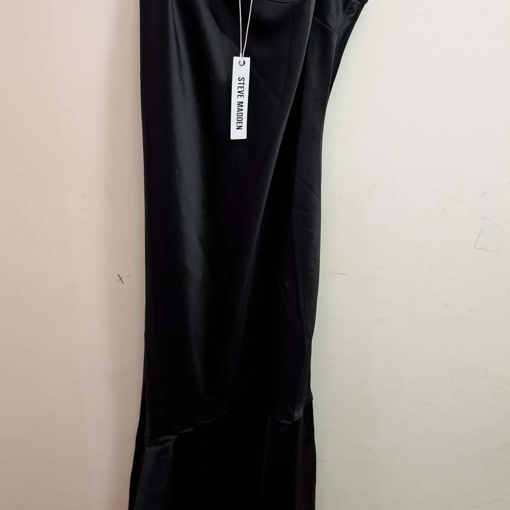 Steve Madden Black Chemise with Lace Trim - Picture 6 of 6